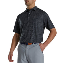 Load image into Gallery viewer, FootJoy Painted Floral Mens Golf Polo 1 - Black/XXL
- 1