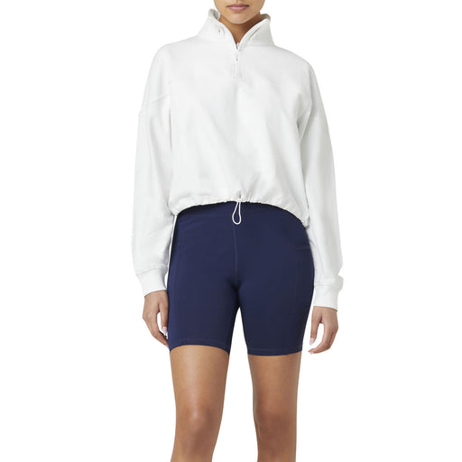 FILA Elysia Womens Quarter Zip - WHITE 100/XL