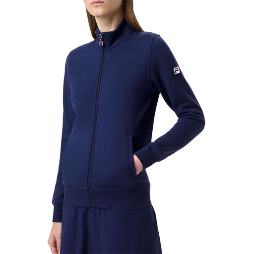 FILA Match Fleece Womens Full-Zip Tennis Jacket - Fila Navy/XXL