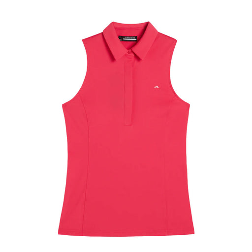 J. Lindeberg Dena Sleeveless Womens Golf Polo 1 - AZALEA Q113/M