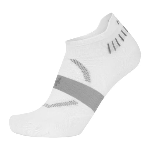 Balega Hidden Dry No Show Unisex Running Socks - White/XL
