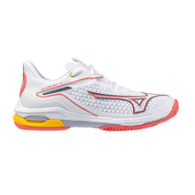 Load image into Gallery viewer, Mizuno Wave Exceed Tour 6 AC Womens Tennis Shoes - White/Calypso/B Medium/10.0
 - 15