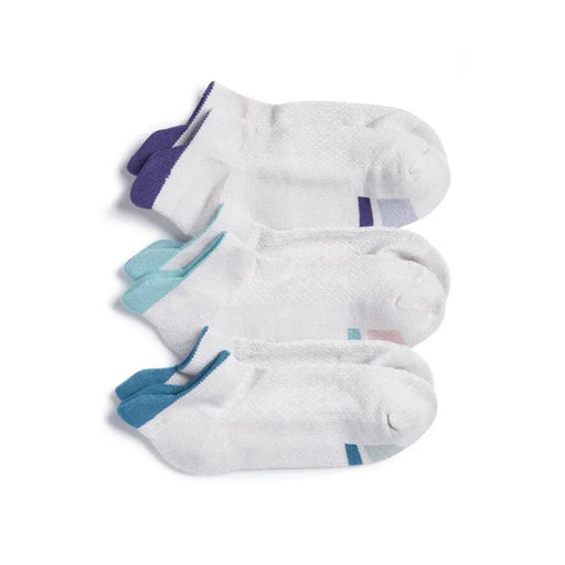 Yummie Solid Low Tab 3 Pack Socks - White/One Size