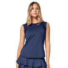 Load image into Gallery viewer, Lija Elite Power Womens Tennis Tank - Dark Navy/XL
 - 3
