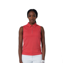 Load image into Gallery viewer, Daily Sports Peoria Womens Sleeveless Golf Polo - Intense Coral/L
 - 7