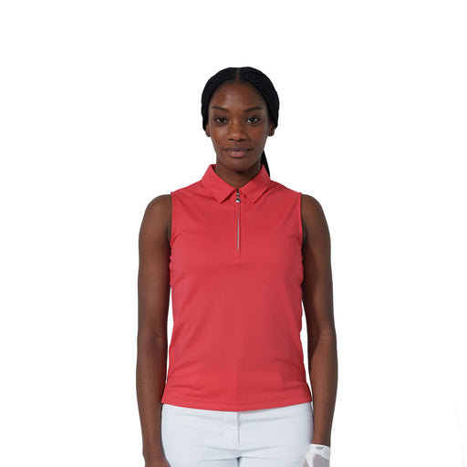 Daily Sports Peoria Womens Sleeveless Golf Polo - Intense Coral/L