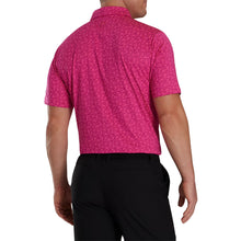 Load image into Gallery viewer, FootJoy Painted Floral Berry Mens Golf Polo
- 2