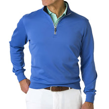Load image into Gallery viewer, Fairway & Greene Caves Mens Golf Quarter-Zip - Baltic/XXL
 - 1