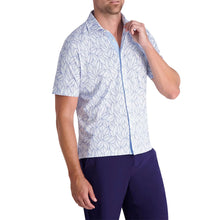 Load image into Gallery viewer, Fairway & Greene Bucky Print Mens Golf Shirt - White/XXL
 - 3