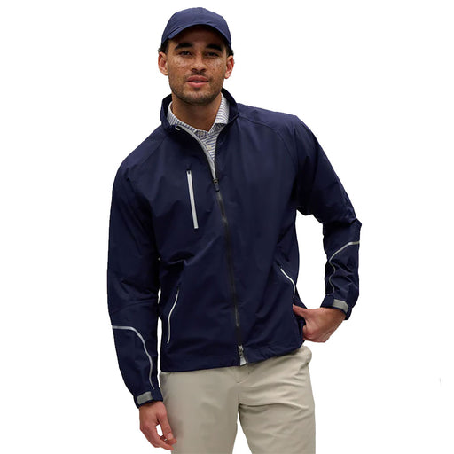 Zero Restrictions Power Torque Mens FZ Rainjacket - Navy/Silver/XL