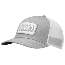 Load image into Gallery viewer, TaylorMade Ventura Retro Trucker Mens Golf Hat - Grey/White/One Size
- 3