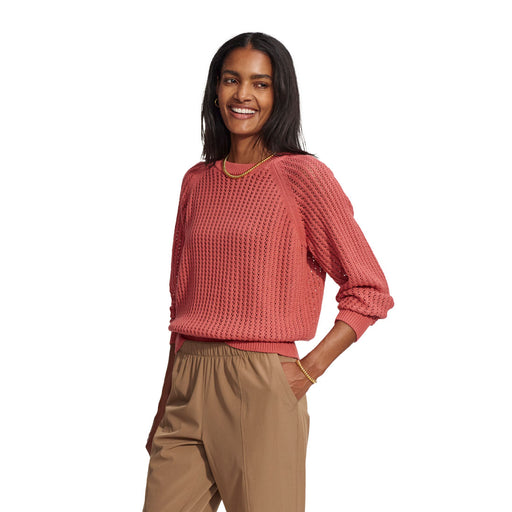 Varley Clay Knit Womens Sweater - Mineral Red/L