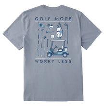 Load image into Gallery viewer, Life Is Good Golf More Worry Less Mens T-Shirt
 - 3