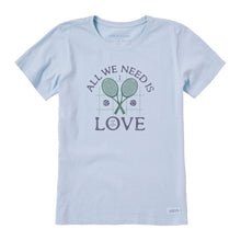 Load image into Gallery viewer, Life Is Good All We Need Womens T-Shirt - Glacier Blue/XL
- 2