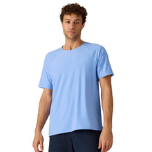 Load image into Gallery viewer, Rhone Reign Short Sleeve Mens Crew Neck - Blue Mist Hthr/XXL
 - 5