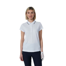 Load image into Gallery viewer, Daily Sports Candy Cap Sleeves Womens Golf Polo - White/XL
 - 3
