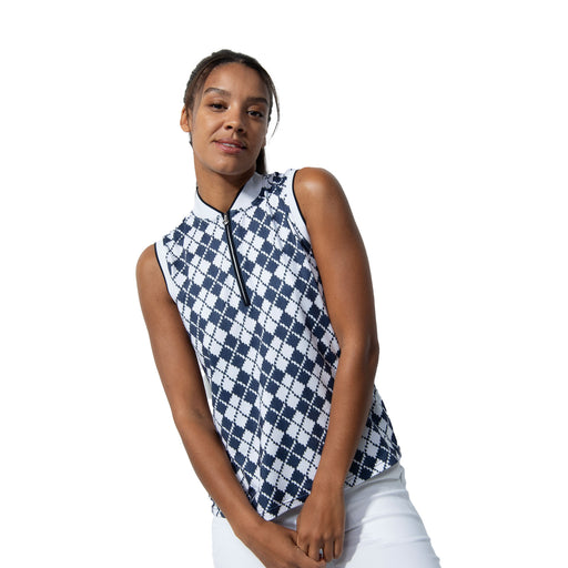 Daily Sports Abruzzo Sleeveless Womens Golf Polo - Argyle/XL