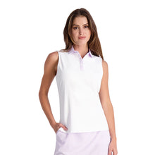 Load image into Gallery viewer, Fairway & Greene Dollie Sleeveless Wmns Golf Polo - White/L
 - 1