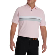 Load image into Gallery viewer, FootJoy Double Chest Pique Mens Golf Polo - Light Pink/XL
- 1