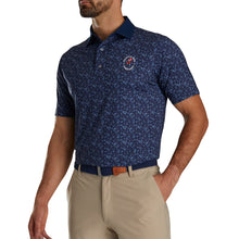Load image into Gallery viewer, FootJoy 2024 U.S. Open Pine Mens Golf Polo - Navy/XL
- 1
