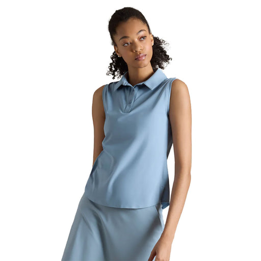 Rhone Course to Court Sleeveless Wmns Golf Polo 1 - Blue Mist/XL