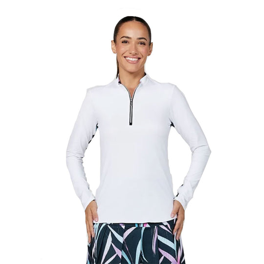Sofibella Isla Bonita Longsleeve Womens Tennis Pullover