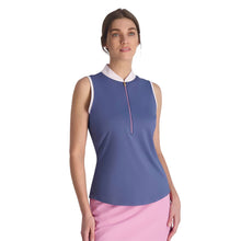 Load image into Gallery viewer, Fairway & Greene Connie SL Womens Golf Polo - Sapphire/L
 - 1