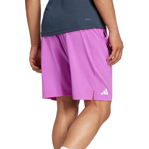 Adidas Ergo 9 Inch Purple Mens Tennis Shorts - 2