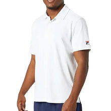 Load image into Gallery viewer, FILA Pique Mens Tennis Polo - WHITE 100/XXL
 - 4