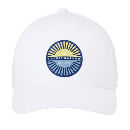 TravisMathew Touching Down Mens Golf Hat - White/One Size