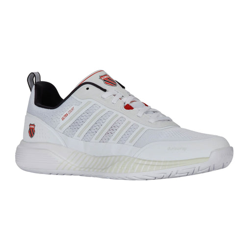 K-Swiss Ultra Court Mens Pickleball Shoes - White/Black/Red/D Medium/13.0