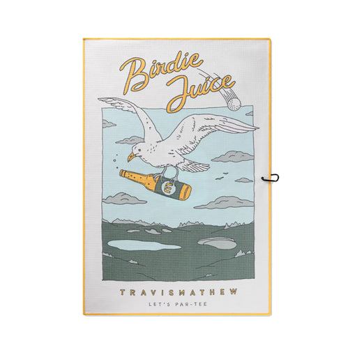 TravisMathew Drink Ticket Golf Towel - White
