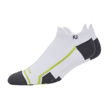 Load image into Gallery viewer, FootJoy TechDry Roll Tab Mens Socks - White
 - 2