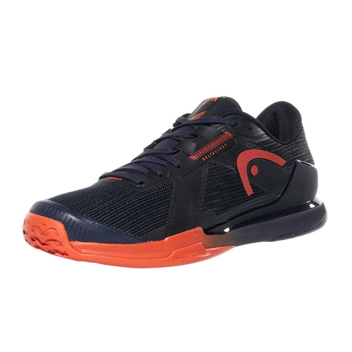 Head Sprint Pro 4.0 Mens Tennis Shoes - Dark Blue/Red/2E WIDE/12.0
