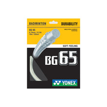 Load image into Gallery viewer, Yonex BG65 22 Gauge Badminton String - White
- 2