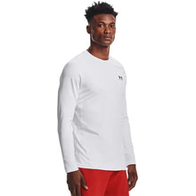 Load image into Gallery viewer, Under Armour Coldgear LS Mens Golf Crew Neck Shirt - WHITE 000/XXL
- 3
