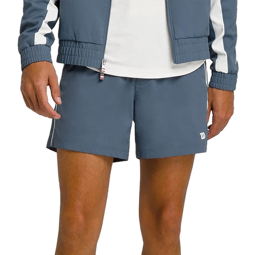 Wilson Volley 6 Inch Mens Tennis Shorts - Slate Blue/L