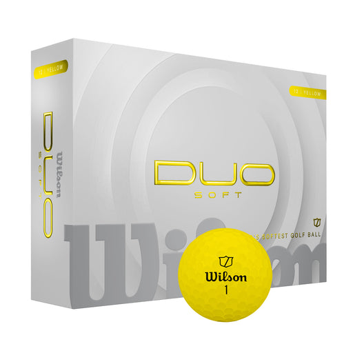 Wilson Duo Soft Golf Balls 2025 - Dozen - Yellow