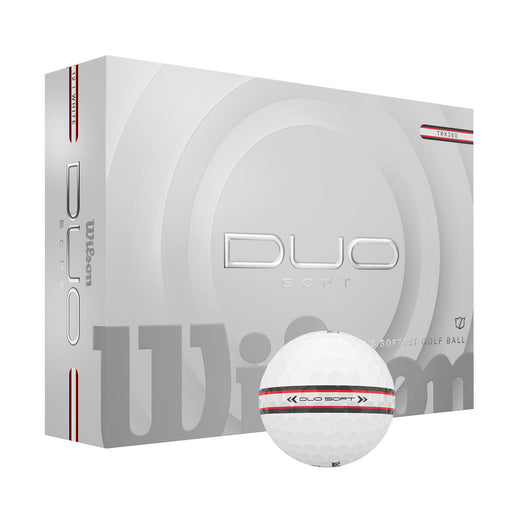 Wilson Duo Soft TRK360 Golf Balls 2025 - Dozen - White