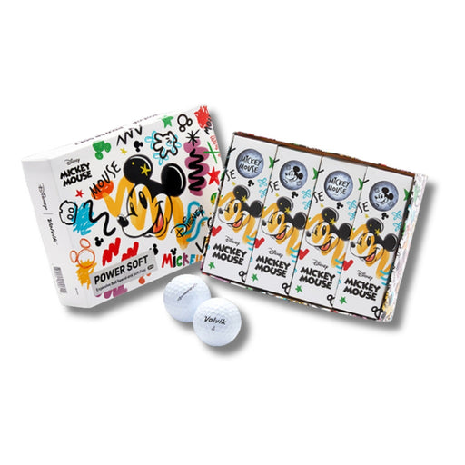 VOLVIK MICKEY MOUSE GOLF BALLS - White
