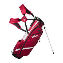 Load image into Gallery viewer, Wilson QS Golf Stand Bag - Red/White/Black
 - 5