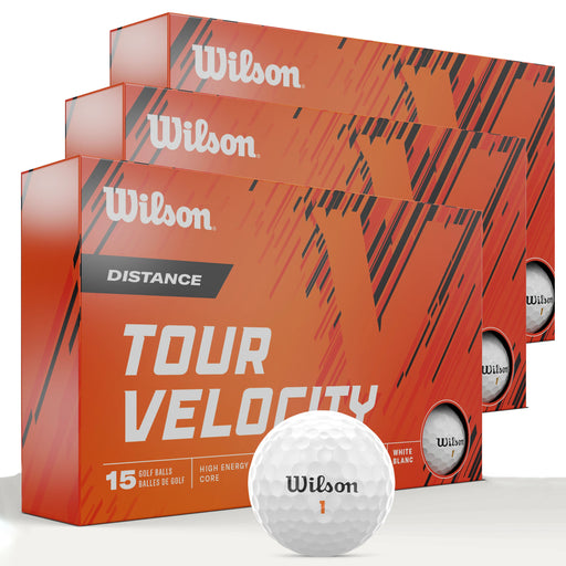 Wilson Tour Velocity Distance Golf Balls - 45 Pack