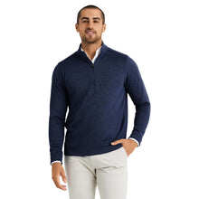 Load image into Gallery viewer, Rhone Commuter Quarter-Zip Mens Sweater - True Navy/XL
 - 4