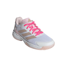 Load image into Gallery viewer, Adidas Ubersonic K Junior Tennis Shoes - Off Wht/Pd Plum/M/5.5
 - 1