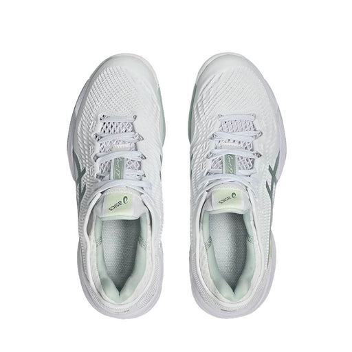 Asics Court FF 3 WHT/LICHEN Womens Tennis Shoes