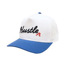 Load image into Gallery viewer, Redvanly Hustler R 5-Panel Mens Hat - White/Navy/One Size
- 5
