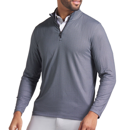 PUMA Golf Pure 2.0 Tile Mens Golf Quarter-Zip - Puma Black/XL