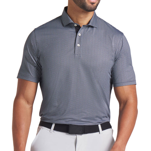 Puma Mattr Tile Mens Golf Polo - P Blk/Wht Glow/XL