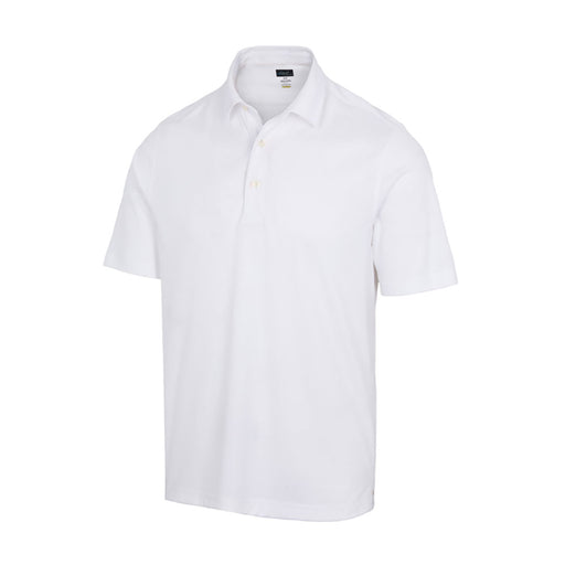 Greg Norman ML75 Recycl Microlx Mesh M Golf Polo - White/XXL