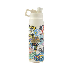 Load image into Gallery viewer, Life Is Good 32 oz Layered Sticker Water Bottle
 - 2